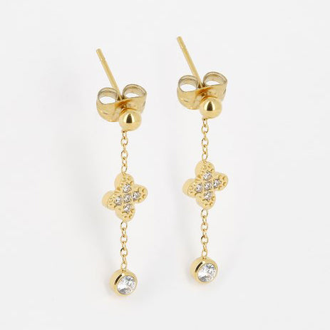 Zag Bijoux Earring Collection - Gold Plated Steel