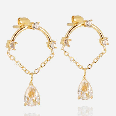 Zag Bijoux Earring Collection - Gold Plated Steel