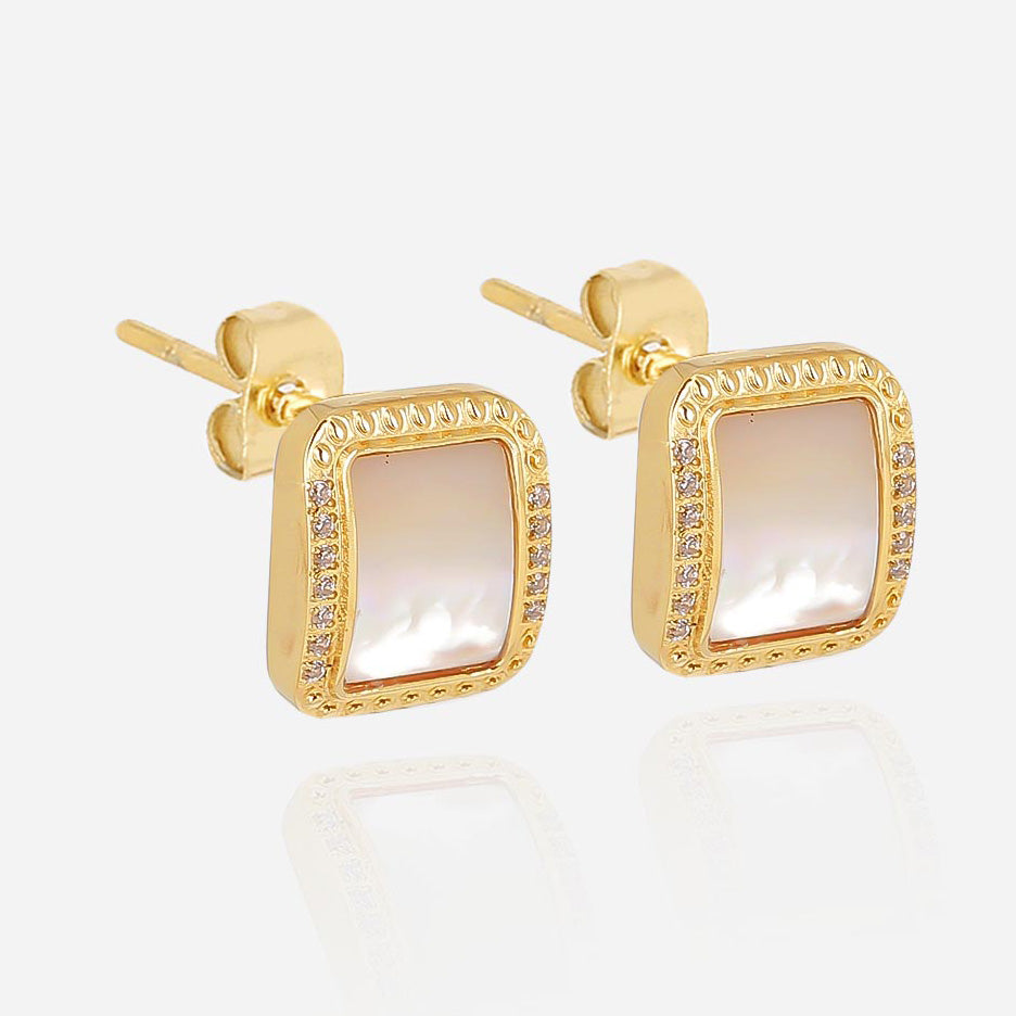 Zag Bijoux Earring Collection - Gold Plated Steel