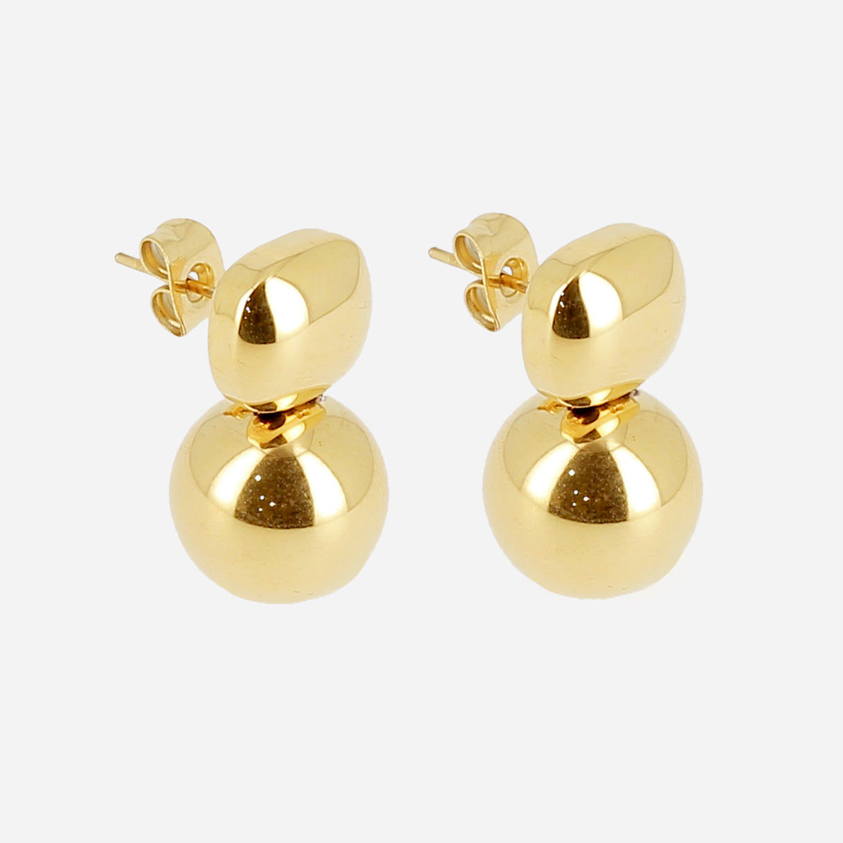 Zag Bijoux Earring Collection - Gold Plated Steel