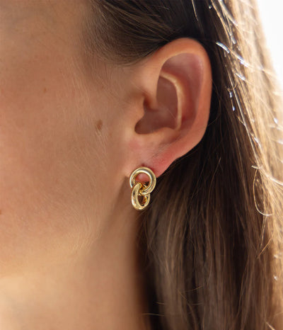 Zag Bijoux Earring Collection - Gold Plated Steel (3)