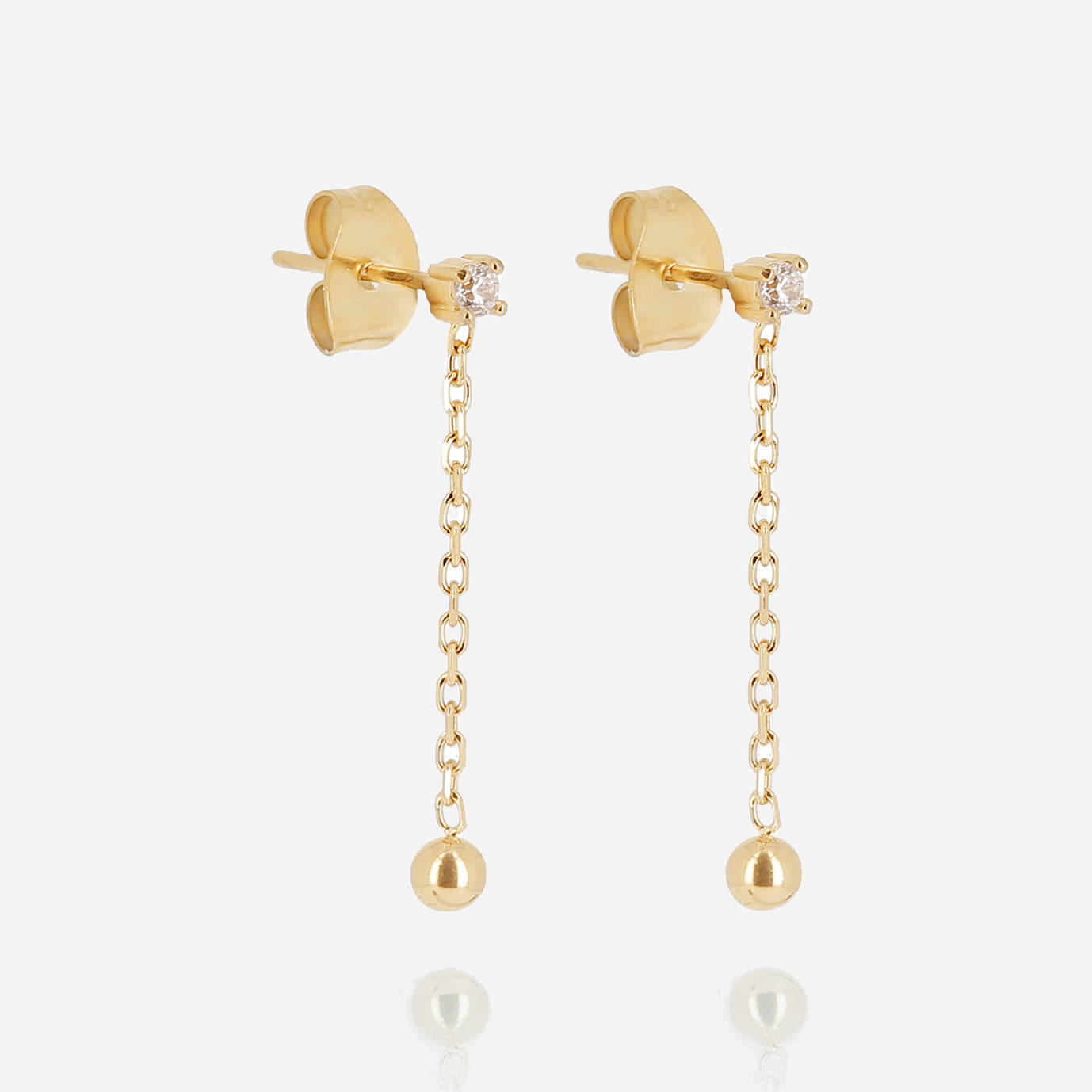 Zag Bijoux Earring Collection - Gold Plated Steel