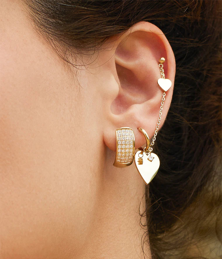 Zag Bijoux Earring Collection - Gold Plated Steel (36)