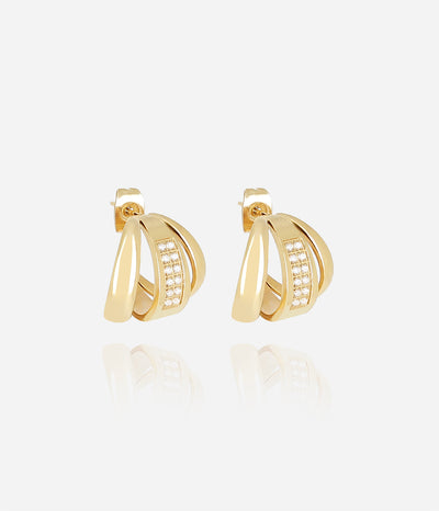 Zag Bijoux Earring Collection - Gold Plated Steel (36)