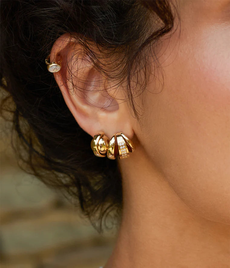 Zag Bijoux Earring Collection - Gold Plated Steel (36)