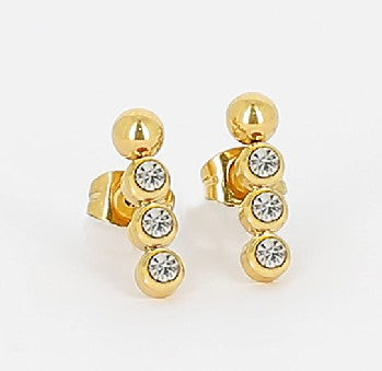 Zag Bijoux Earring Collection - Gold Plated Steel (8)