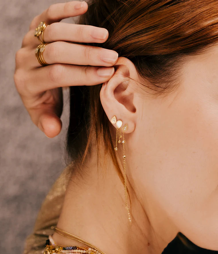 Zag Bijoux Earring Collection - Gold Plated Steel (3)