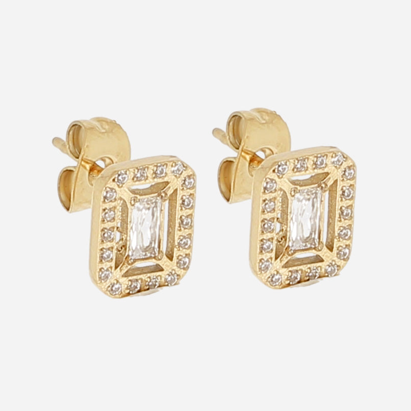 Zag Bijoux Earring Collection - Gold Plated Steel