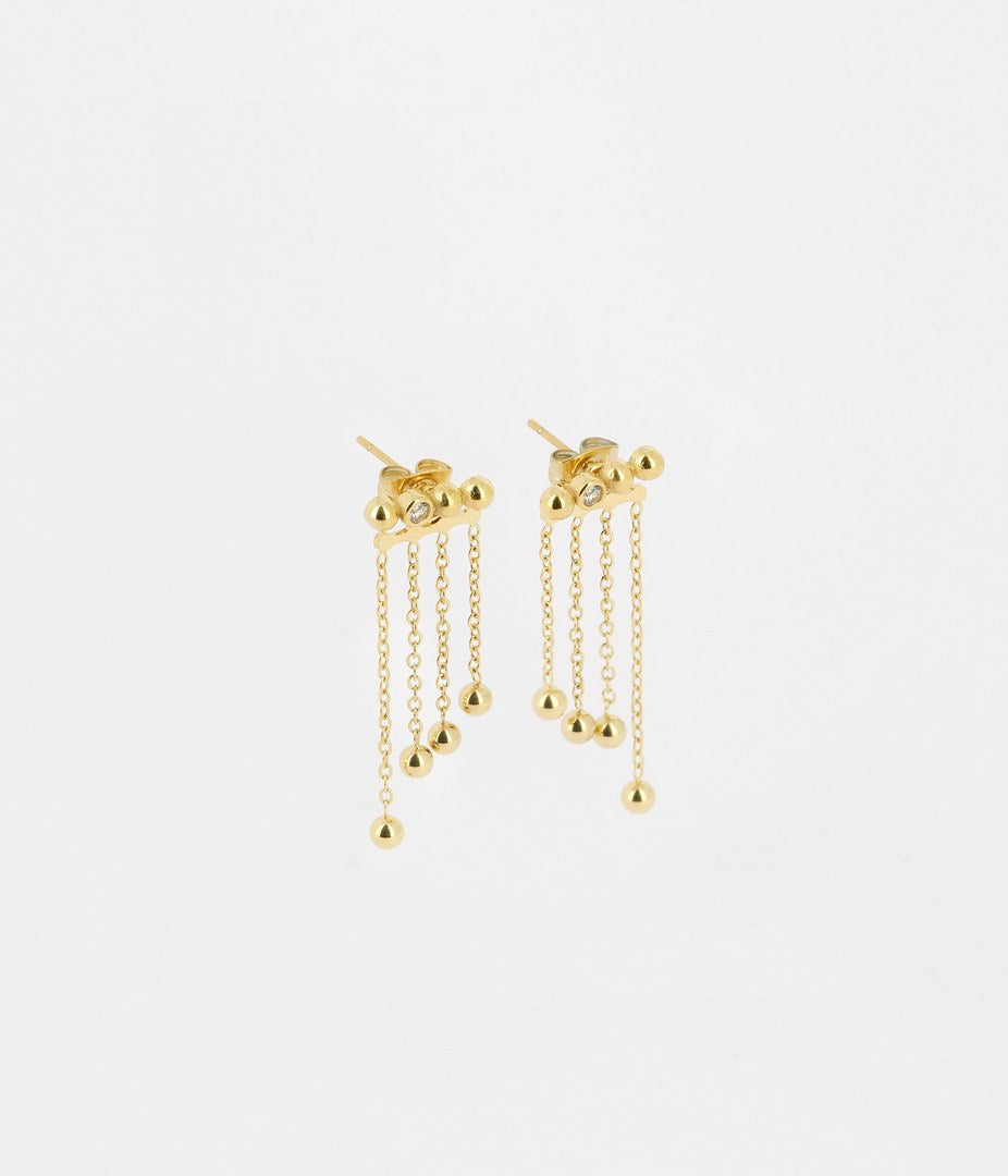 Zag Bijoux Earring Collection - Gold Plated Steel