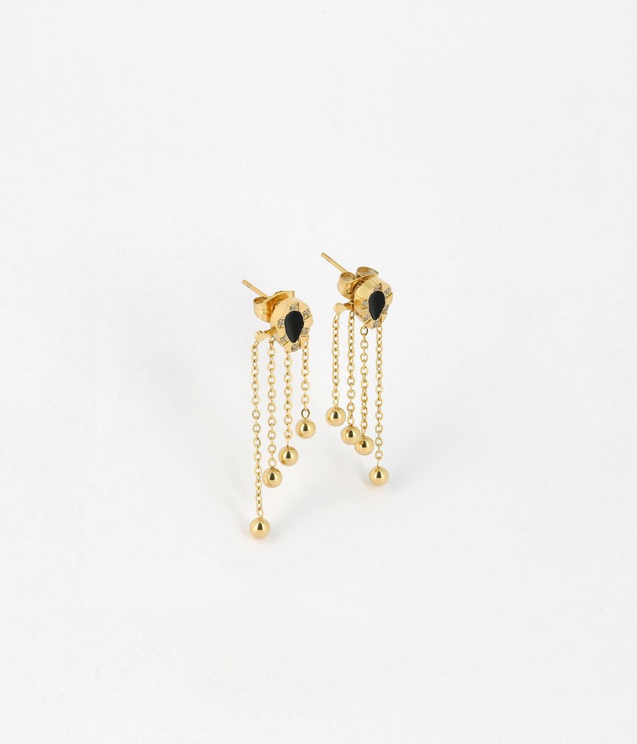 Zag Bijoux Earring Collection - Gold Plated Steel