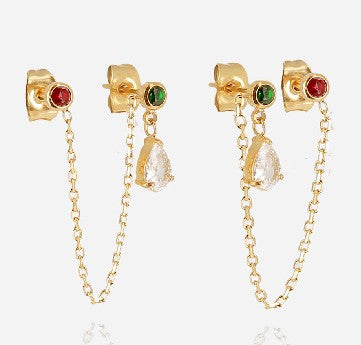 Zag Bijoux Earring Collection - Gold Plated Steel (36)