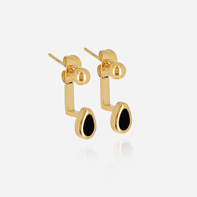 Zag Bijoux Earring Collection - Gold Plated Steel