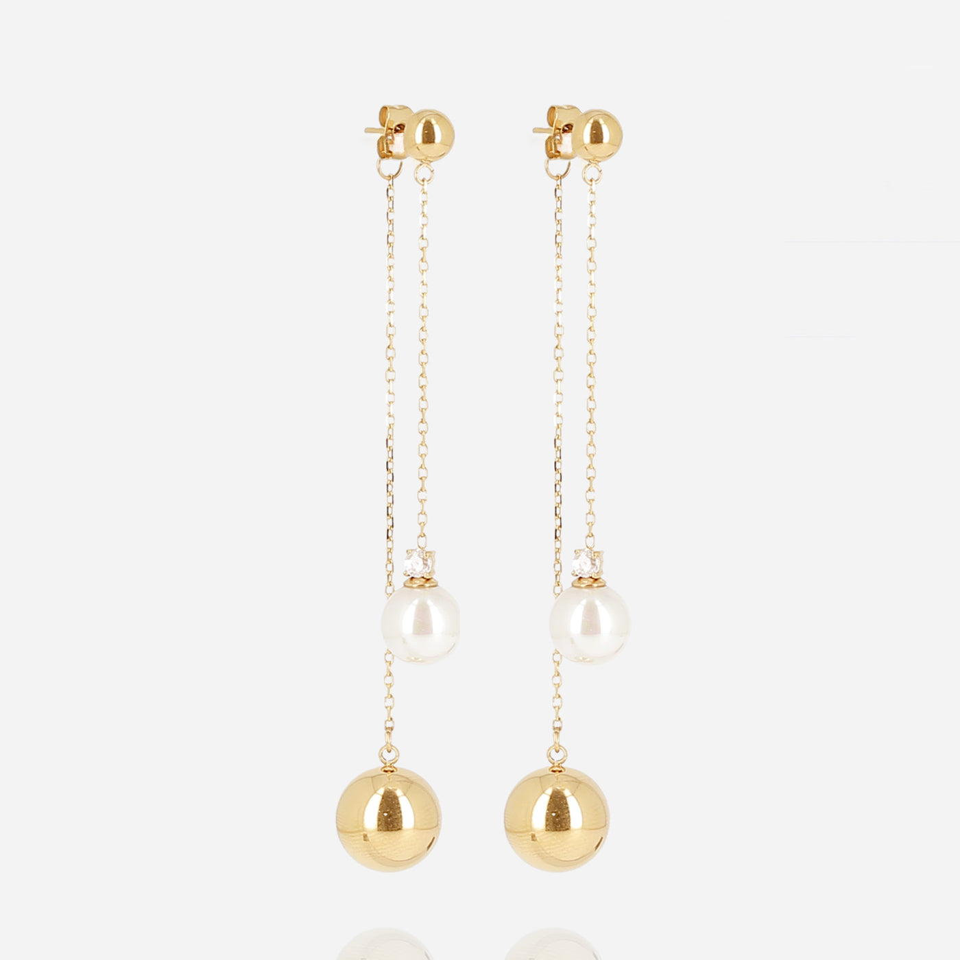 Zag Bijoux Earring Collection - Gold Plated Steel