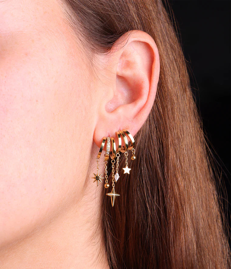 Zag Bijoux Earring Collection - Gold Plated Steel (7)