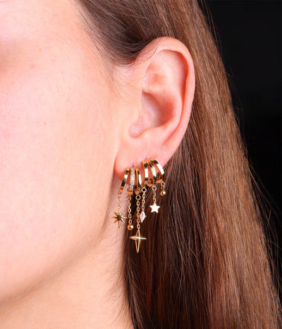 Zag Bijoux Earring Collection - Gold Plated Steel (7)
