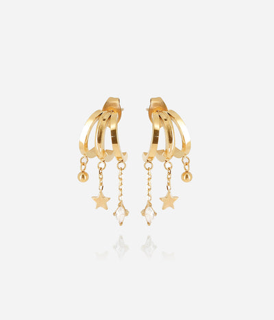 Zag Bijoux Earring Collection - Gold Plated Steel (7)