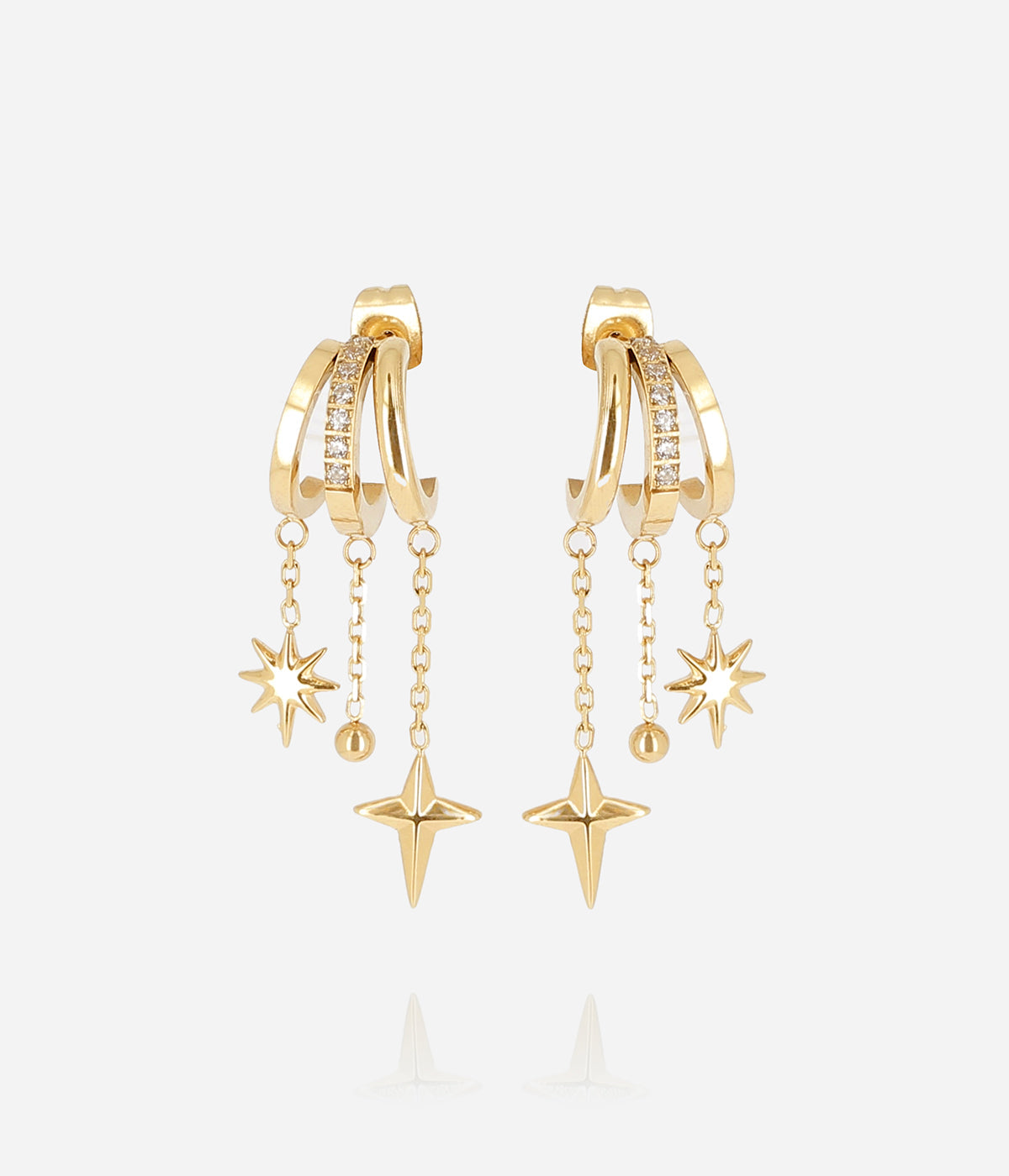 Zag Bijoux Earring Collection - Gold Plated Steel (7)
