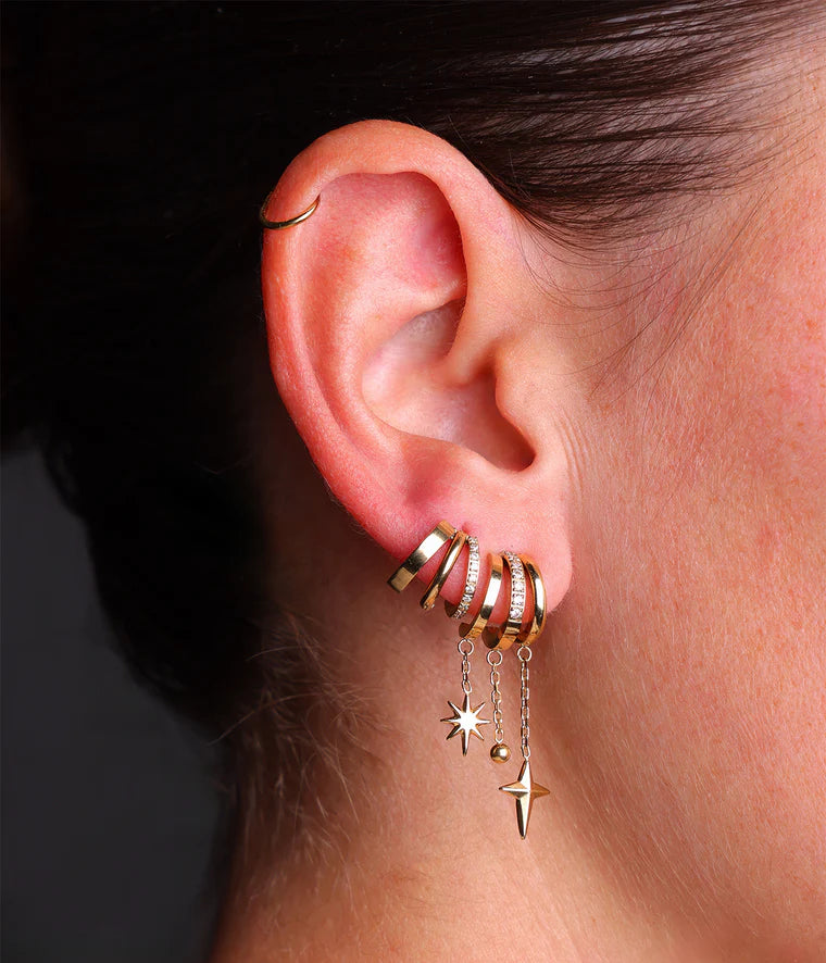 Zag Bijoux Earring Collection - Gold Plated Steel (7)