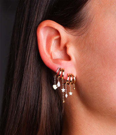 Zag Bijoux Earring Collection - Gold Plated Steel (7)