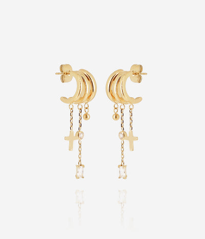 Zag Bijoux Earring Collection - Gold Plated Steel (3)
