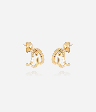 Zag Bijoux Earring Collection - Gold Plated Steel (7)