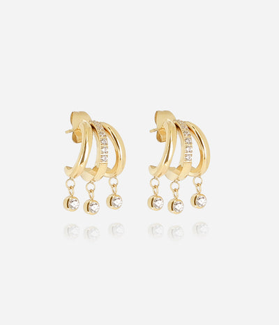 Zag Bijoux Earring Collection - Gold Plated Steel (2)