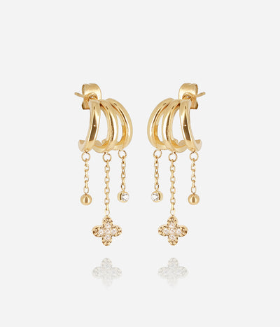 Zag Bijoux Earring Collection - Gold Plated Steel (2)