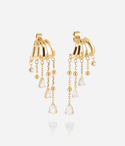 Zag Bijoux Earring Collection - Gold Plated Steel (2)