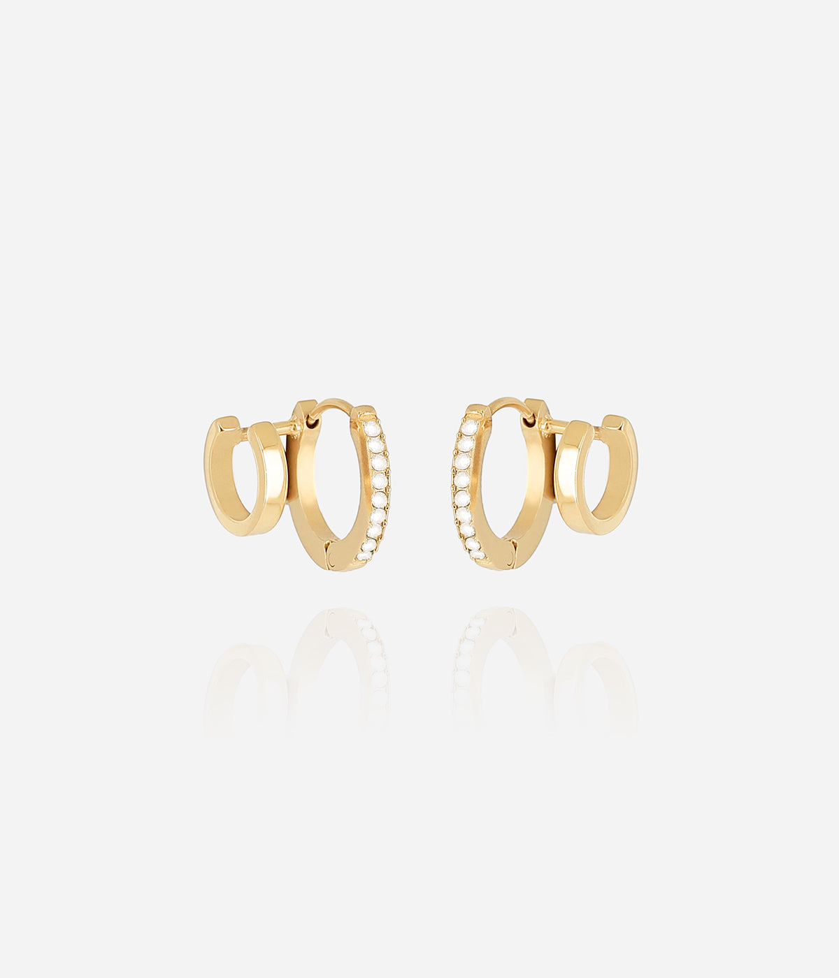 Zag Bijoux Earring Collection - Gold Plated Steel (2)
