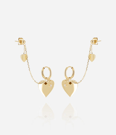 Zag Bijoux Earring Collection - Gold Plated Steel (36)