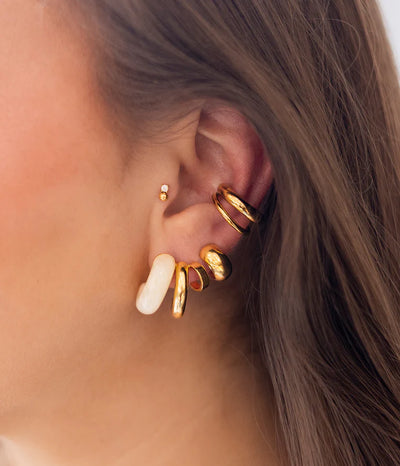 Zag Bijoux Earring Collection - Gold Plated Steel (4)