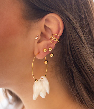 Zag Bijoux Earring Collection - Gold Plated Steel (2)