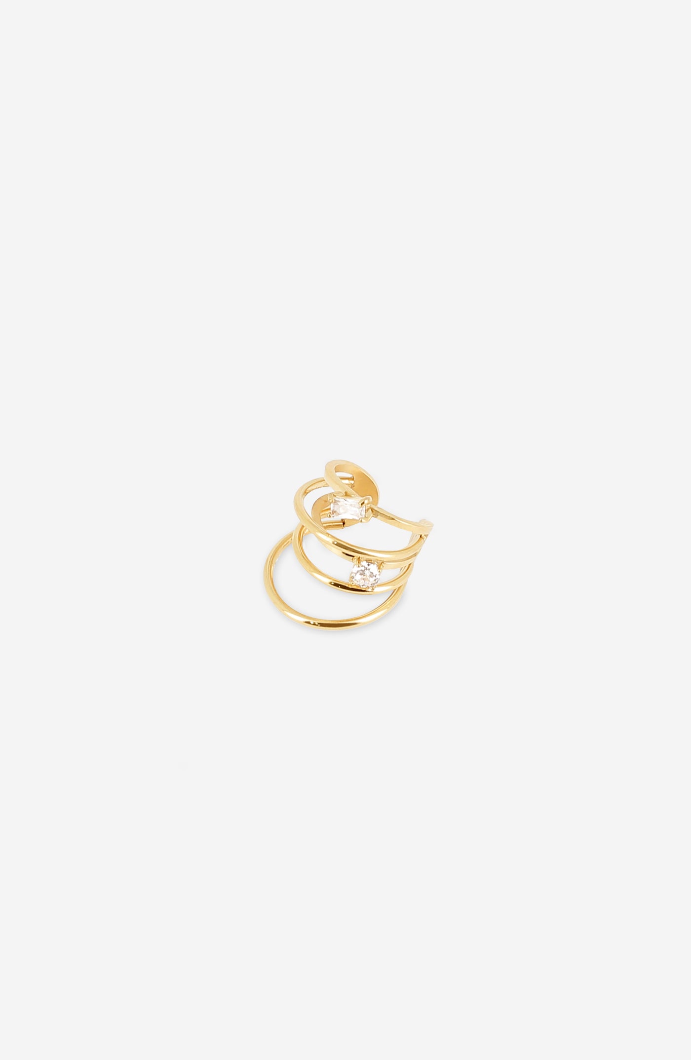 Zag Bijoux Earring Collection - Gold Plated Steel (2)