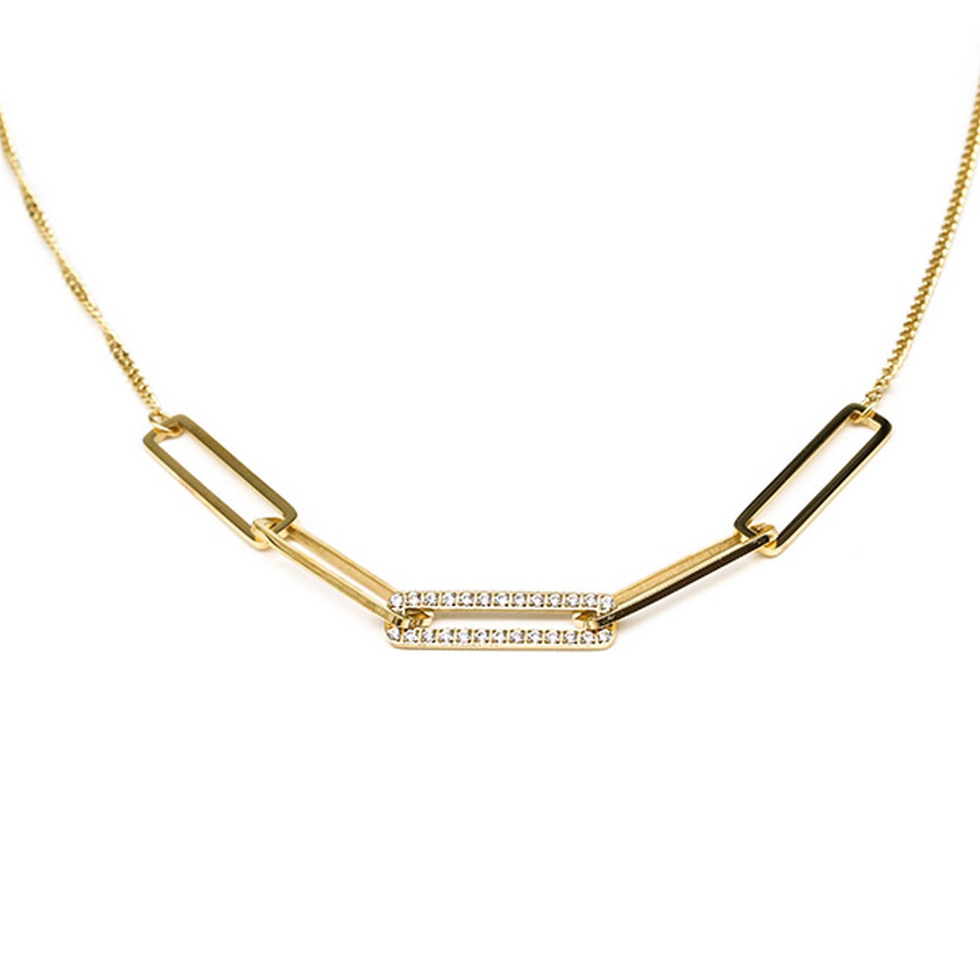 Zag Bijoux Necklace Collection - Gold Plated Steel