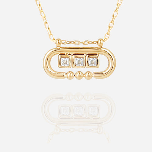 Zag Bijoux Necklace Collection - Gold Plated Steel