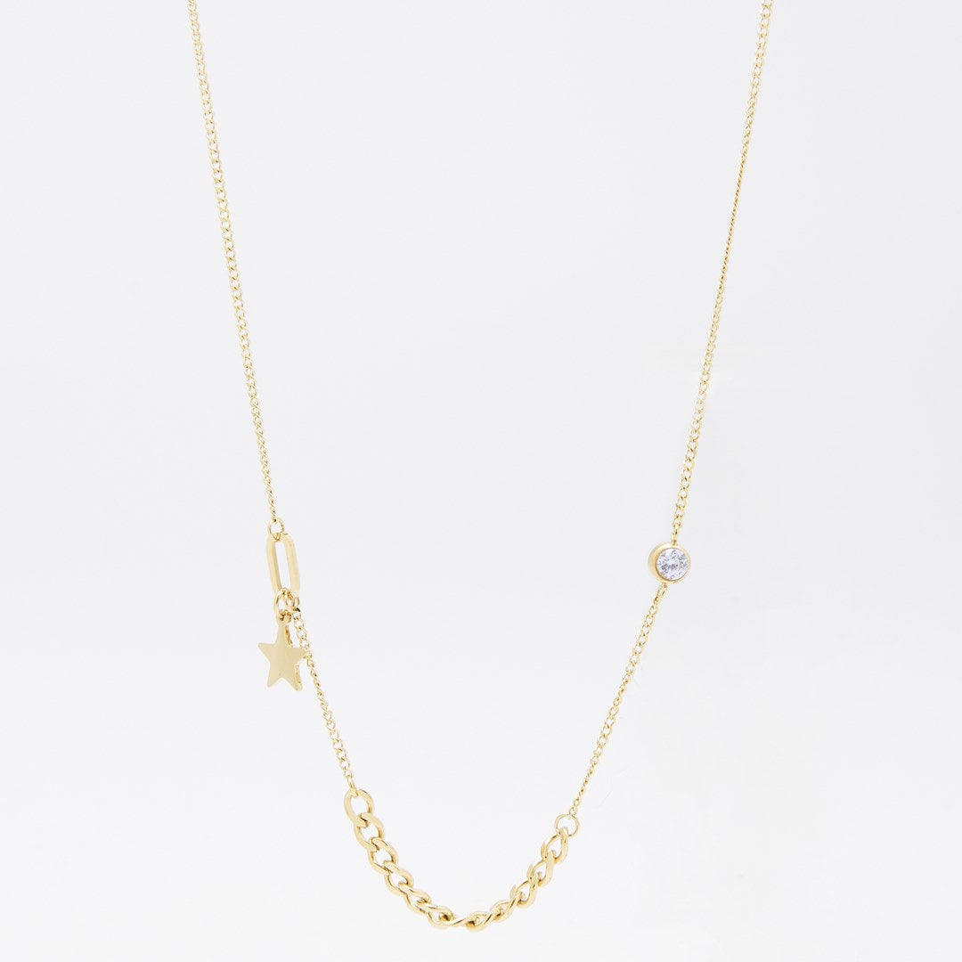 Zag Bijoux Necklace Collection - Gold Plated Steel