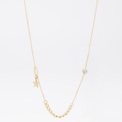 Zag Bijoux Necklace Collection - Gold Plated Steel