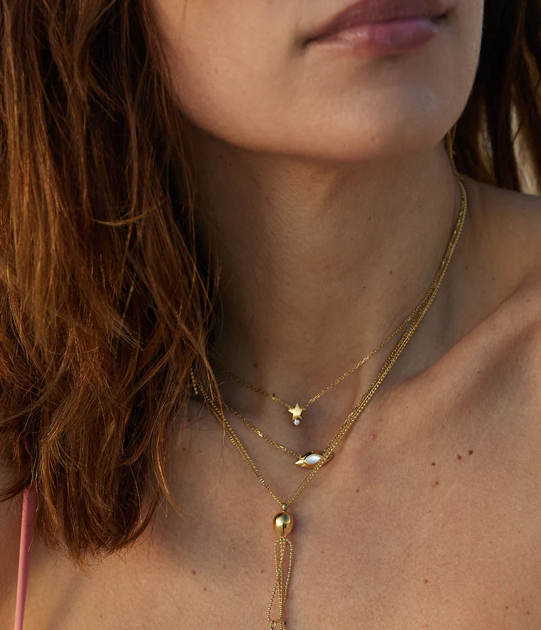 Zag Bijoux Necklace Collection - Gold Plated Steel (31)