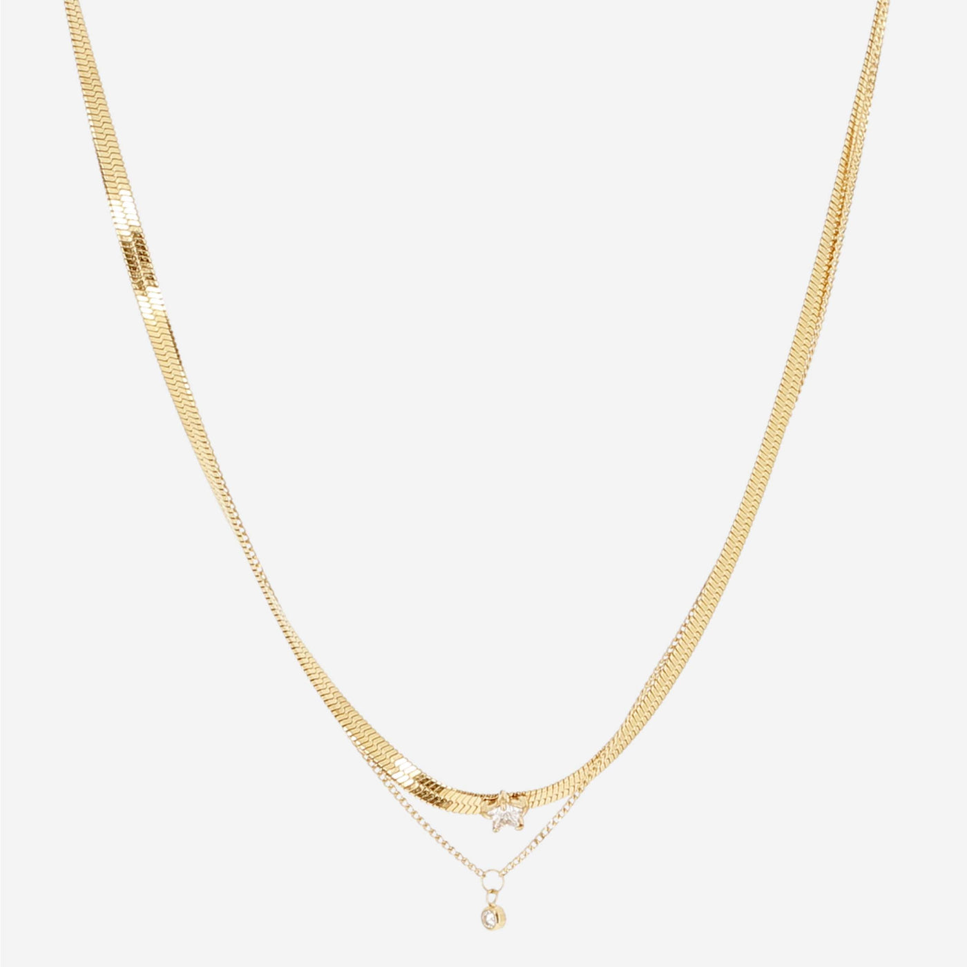 Zag Bijoux Necklace Collection - Gold Plated Steel