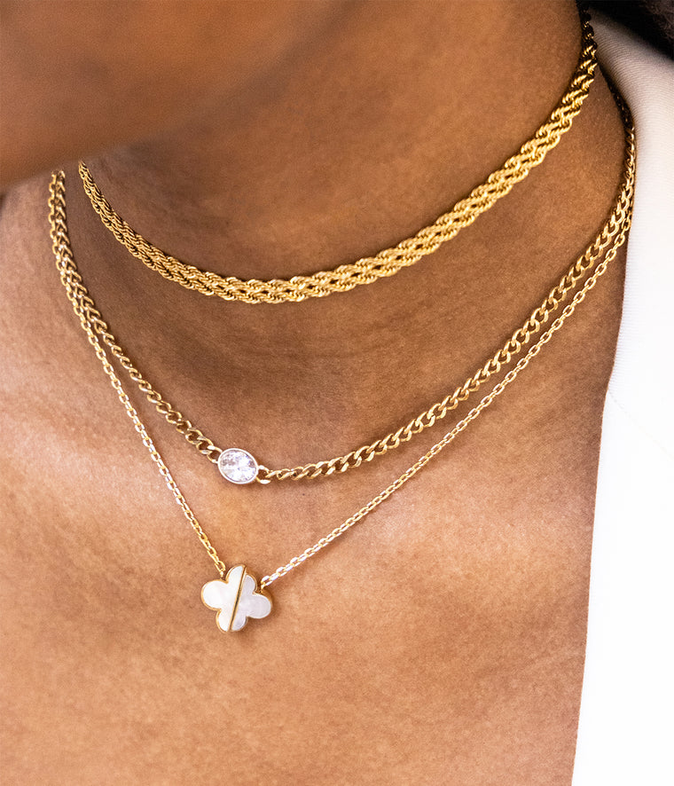 Zag Bijoux Necklace Collection - Gold Plated Steel (34)