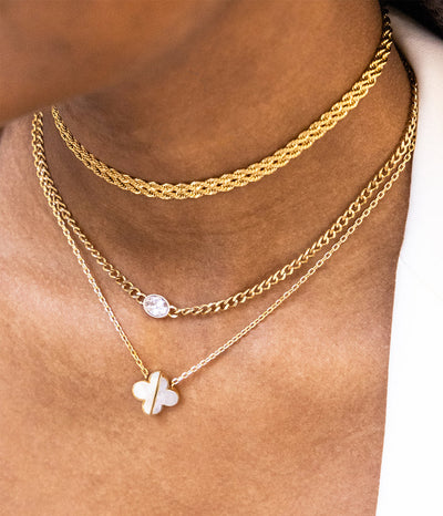 Zag Bijoux Necklace Collection - Gold Plated Steel (34)