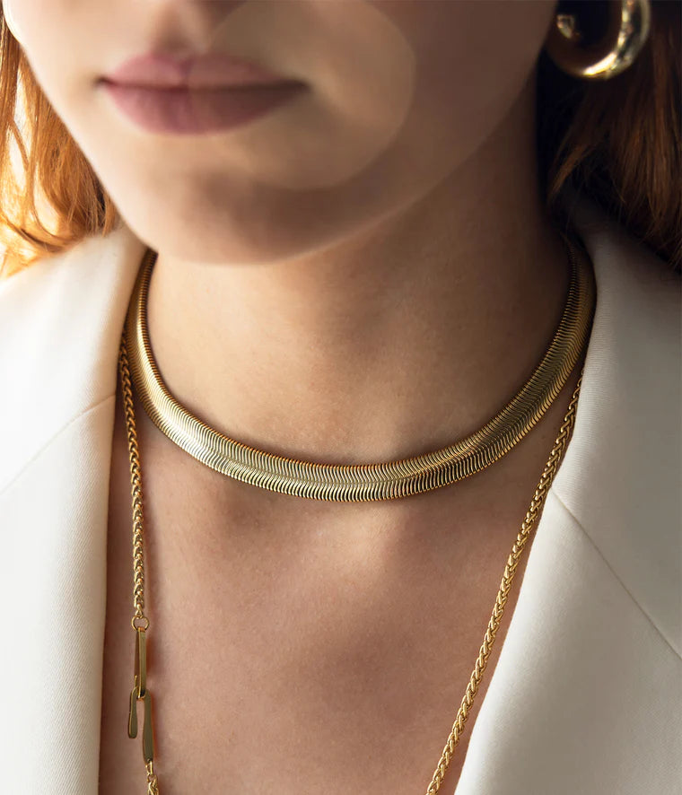Zag Bijoux Necklace Collection - Gold Plated Steel (33)