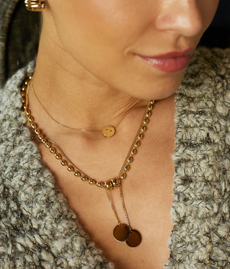 Zag Bijoux Necklace Collection - Gold Plated Steel (31)