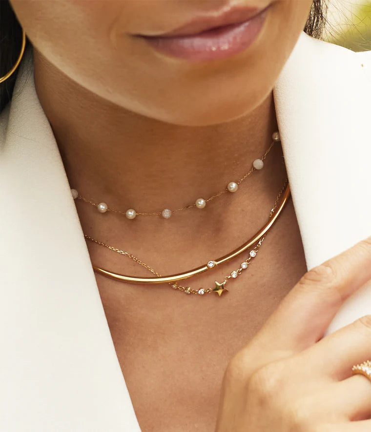 Zag Bijoux Necklace Collection - Gold Plated Steel (34)