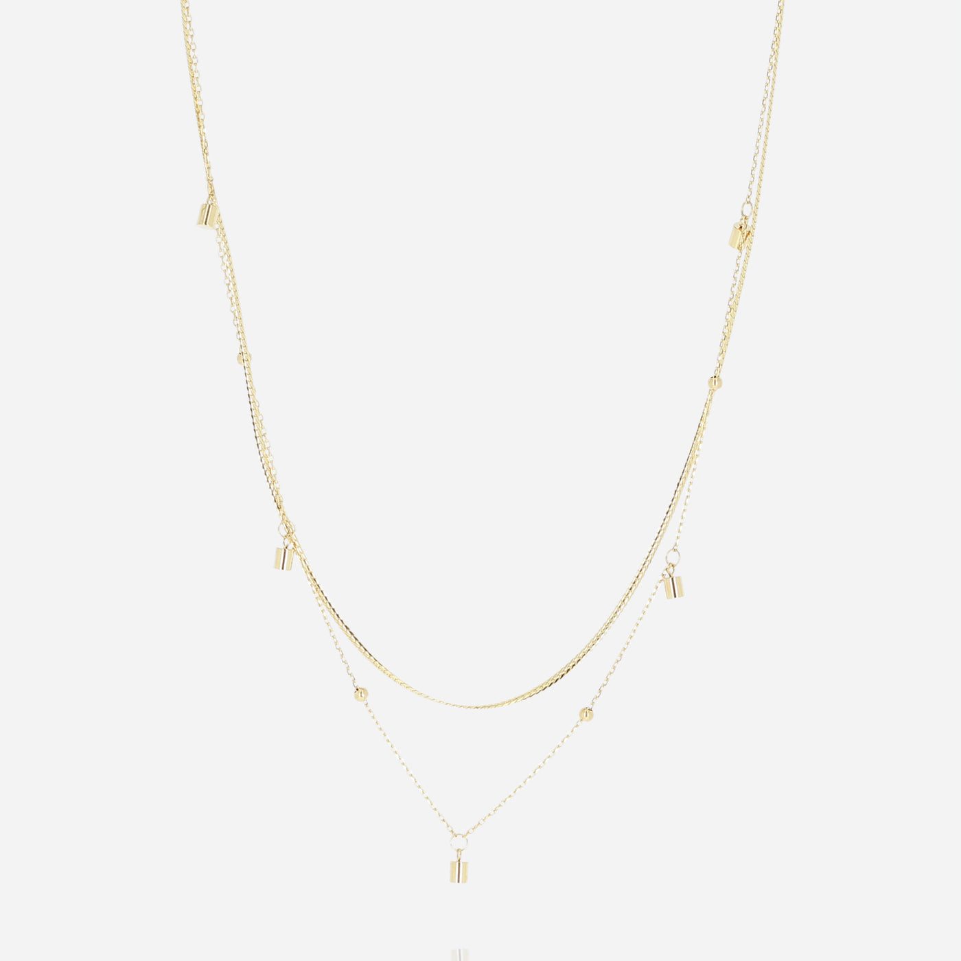 Zag Bijoux Necklace Collection - Gold Plated Steel