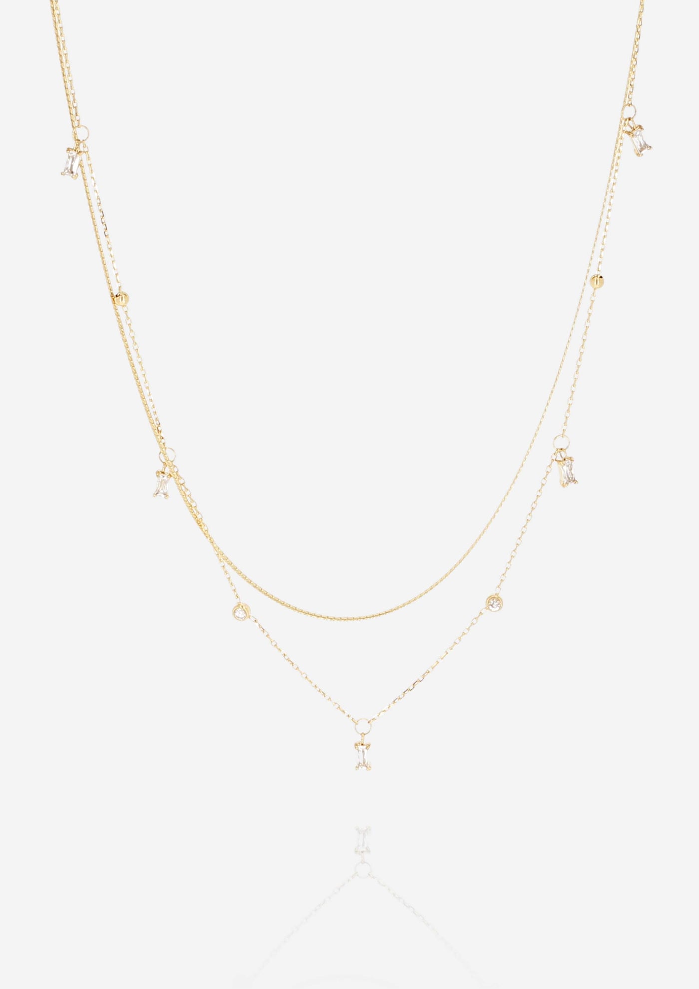 Zag Bijoux Necklace Collection - Gold Plated Steel