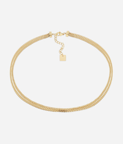 Zag Bijoux Necklace Collection - Gold Plated Steel (34)