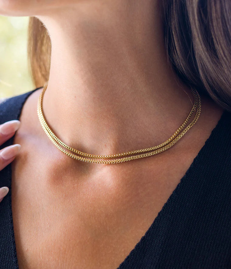 Zag Bijoux Necklace Collection - Gold Plated Steel (34)