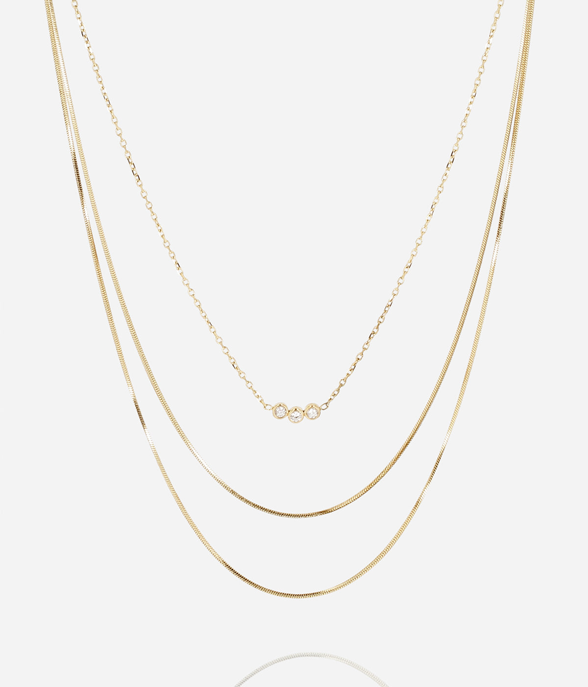 Zag Bijoux Necklace Collection - Gold Plated Steel (28)