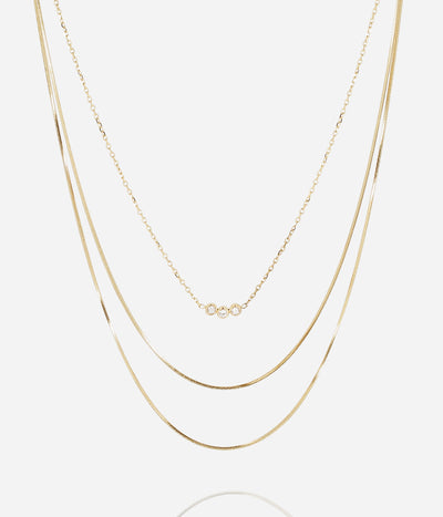 Zag Bijoux Necklace Collection - Gold Plated Steel (28)